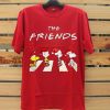 The Christmas Peanuts The Friends Red Tees