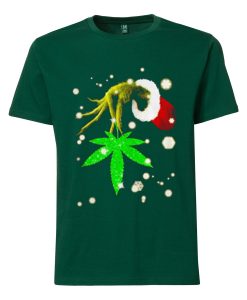 The Grinch Hold Weed Green Tshirts