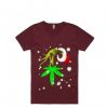 The Grinch Hold Weed Red Maroon Tshirts