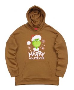 The Grinch Marry Whatever Brown Hoodie