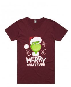 The Grinch Marry Whatever Red MaroonTshirts