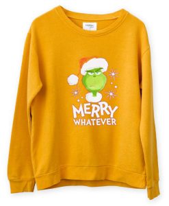 The Grinch Marry Whatever Yellow Sweatshirts