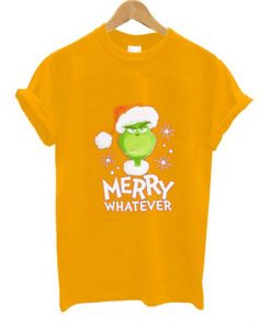 The Grinch Marry Whatever Yellow Tshirts