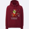 The Grinch Stole My Pancreas Maroon Hoodie