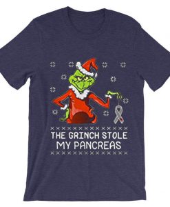 The Grinch Stole My Pancreas Purple T shirts