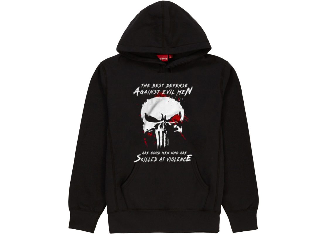 Are Good Men Who Are Skilled At Violence The Punisher Black Hoodie