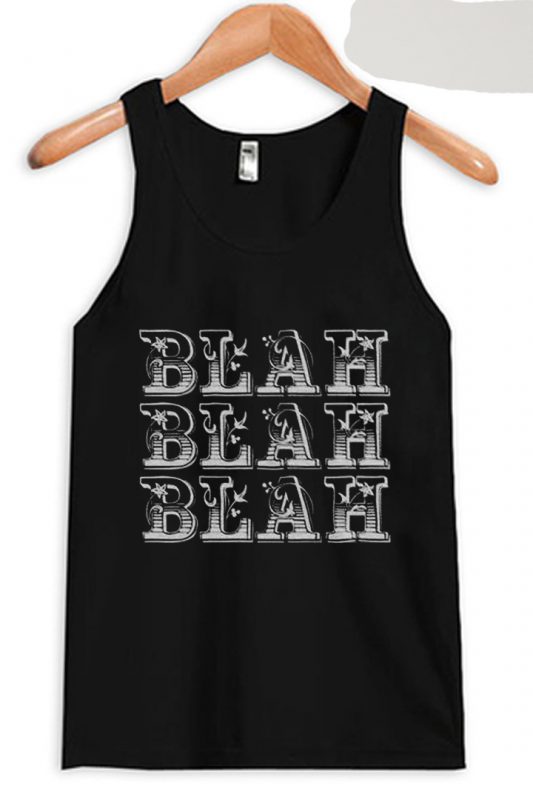 Blah Blah Blah BlackTank Top