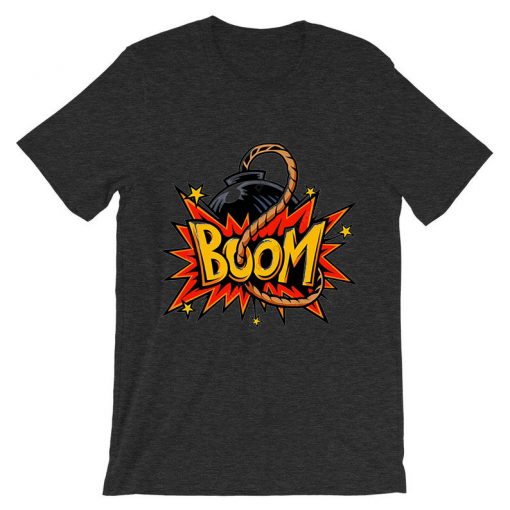 Boom Grey asphalt T shirts