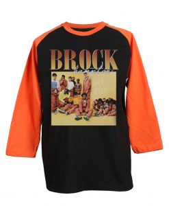 Brockhampton 90s Vintage Black Orange Raglan T Shirts