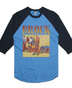 Brockhampton 90s Vintage Blue Black Raglan T Shirts