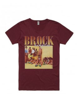 Brockhampton 90s Vintage Maroon T shirts
