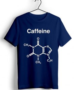 CAFFEINE Blue Navy T shirts