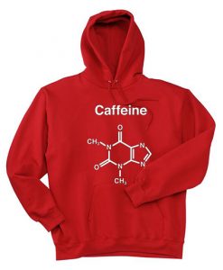 CAFFEINE Red Hoodie