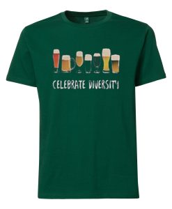 Celebrate Diversity Green T shirts