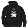 Chill Out Man Sloth Coffee Lover Black Hoodie