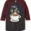 Chill Out Man Sloth Coffee Lover Grey T shirts