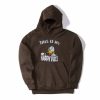 Donald Duck This Is My Happy Face Brown Hoodie