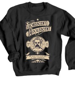 Fluorescent Adolescent Black Sweatshirts