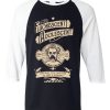 Fluorescent Adolescent Black White Raglan T shirts