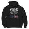GOD GUN AND TRUMP Black Hoodie