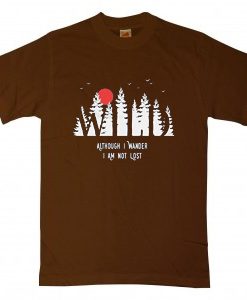 I Am Not Lose Brown T shirts