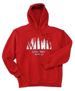 I Am Not Lose Red Hoodie