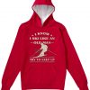 I Know I ski Like An Old Man Try to Keep Up Red Hoodie