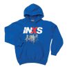 INXS in excess Michael Hutchence The Farriss Brothers Blue Hoodie