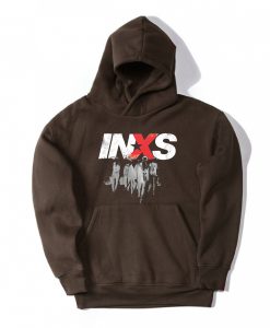 INXS in excess Michael Hutchence The Farriss Brothers Brrown Hoodie
