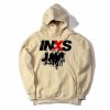 INXS in excess Michael Hutchence The Farriss Brothers Cream Hoodie
