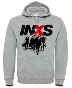 INXS in excess Michael Hutchence The Farriss Brothers Grey Hoodie