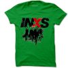 INXS in excess Michael Hutchence The Farriss Brothers Light Green T shirts
