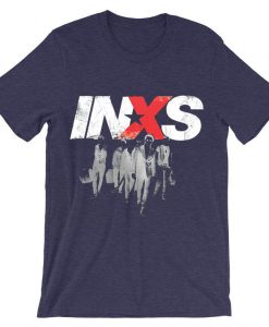 INXS in excess Michael Hutchence The Farriss Brothers Purple T shirts