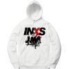 INXS in excess Michael Hutchence The Farriss Brothers White Hoodie