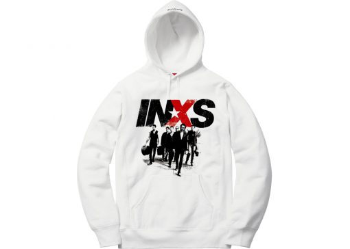 INXS in excess Michael Hutchence The Farriss Brothers White Hoodie