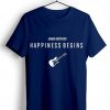 Jonas Brothers Happiness Begins by Guitars Blue Navy T shirts