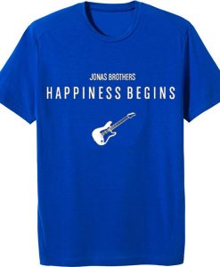 Jonas Brothers Happiness Begins by Guitars Blue Tshirts