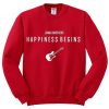 Jonas Brothers Happiness Begins by Guitars Red Sweatshirts