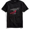 T-rex Female Eclectus Black Tshirts