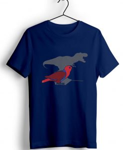 T-rex Female Eclectus Blue Navy Tshirts