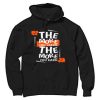 The More You Learn The More You Learn Black Hoodie
