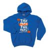 The More You Learn The More You Learn Blue Hoodie