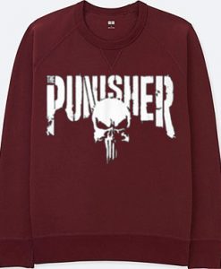 The Punisher Maroon Sweatshirts