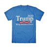Trump 2020 Keep America Great USA Flag Blue T shirts
