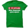 Tô Offline Green Light T shirts