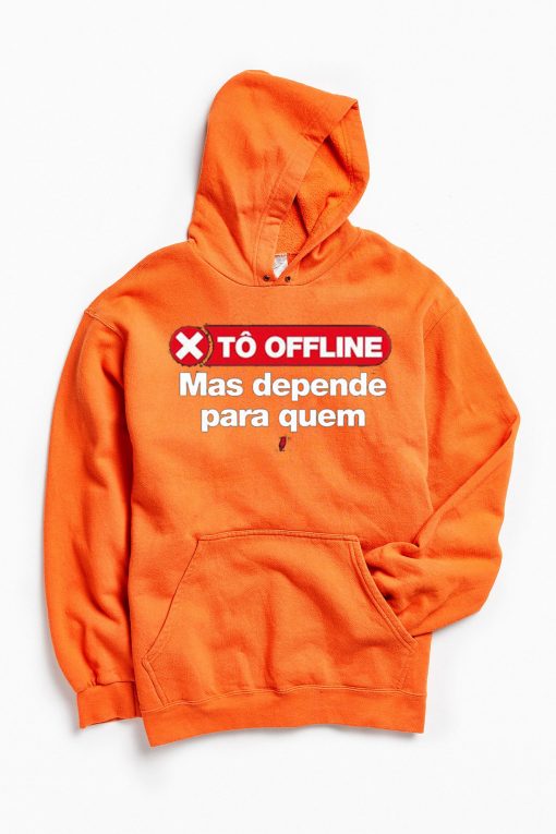 Tô Offline Orange Hoodie