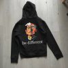 Be Different Black Hoodie Back