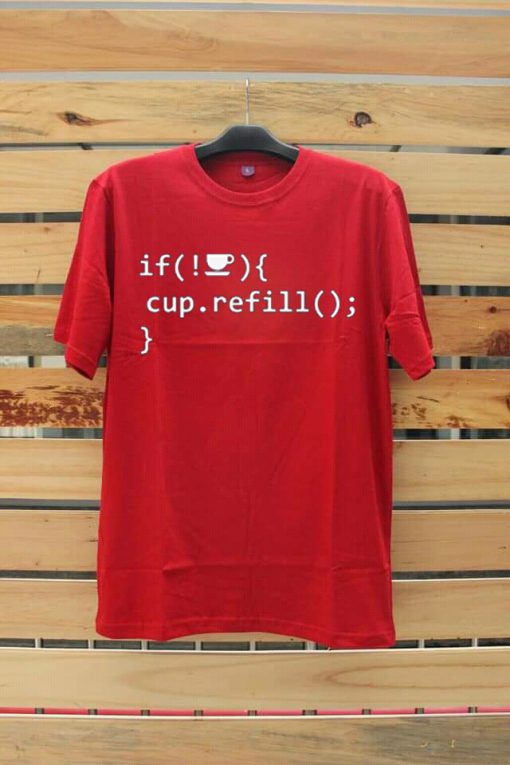 Coffee Refill Code Red T shirts
