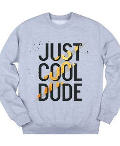 Cool Dude Grey Sweatshirts