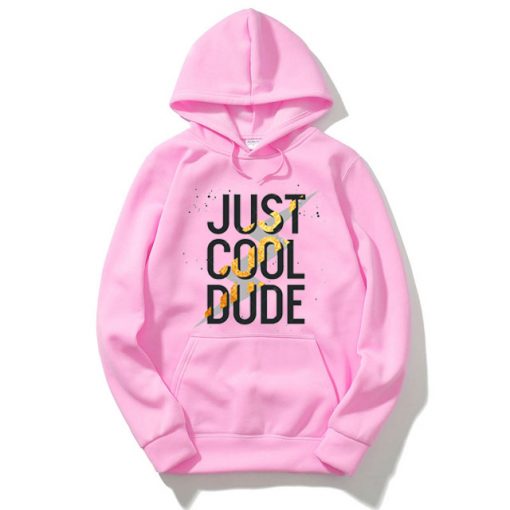 Cool Dude Pink Hoodie